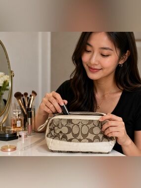 Coach Signature Pouch